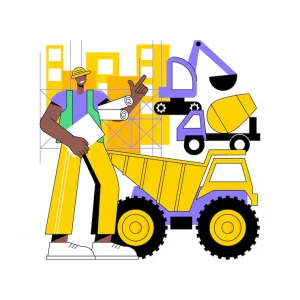 Construction materials transportation (bags, up to 1 ton)