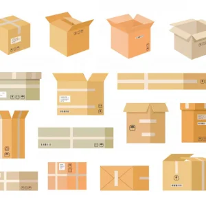 Cardboard box packing (up to 10 kg)