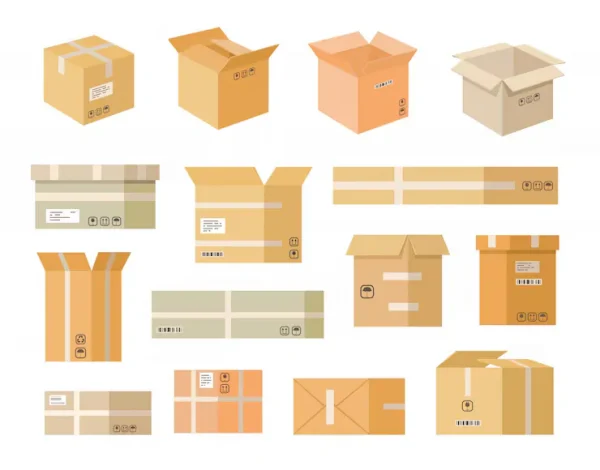 Cardboard box packing (up to 10 kg)