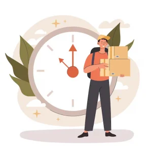 Intercity document delivery (up to 0.5 kg)
